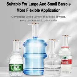 Electric water dispenser - water bottle pump - USB - button control - foldableWater filters
