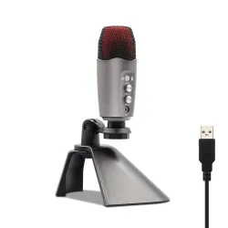 Professionelles Kondensatormikrofon - mit Kopfhörerausgang - USB