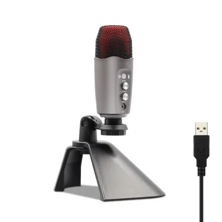 Professionelles Kondensatormikrofon - mit Kopfhörerausgang - USB