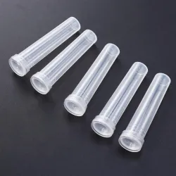 Transparent plastic tubes - mini flower holder - water container - 50 piecesGarden