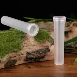 Transparent plastic tubes - mini flower holder - water container - 50 piecesGarden