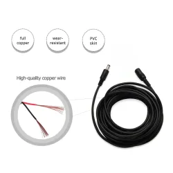 Stromverlängerungs-Gleichstromkabel – HD – 5,5 mm * 2,1 mm – für Überwachungskamera
