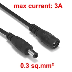 Stromverlängerungs-Gleichstromkabel – HD – 5,5 mm * 2,1 mm – für Überwachungskamera