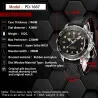 PAGANI DESIGN – modische Automatikuhr – Nylonarmband – schwarz