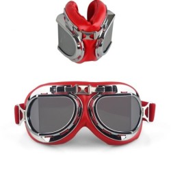 Vintage Motorradbrille - Schutzbrille - faltbar