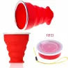 Faltbarer Silikonbecher – BPA-frei – 200 ml