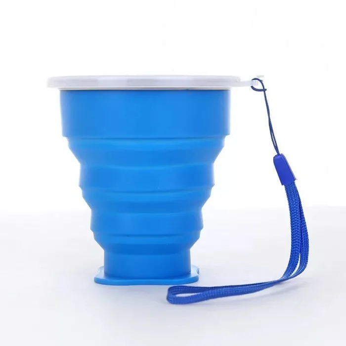 Faltbarer Silikonbecher – BPA-frei – 200 ml