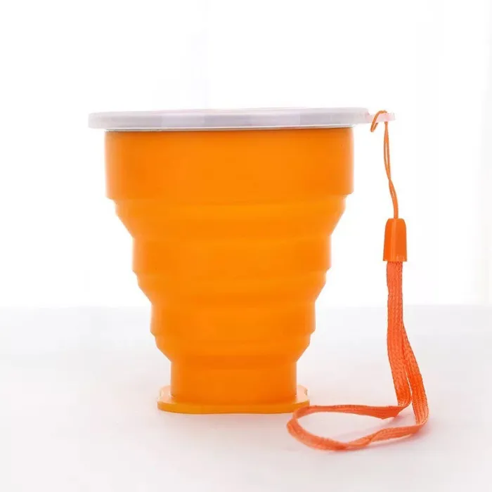 Faltbarer Silikonbecher – BPA-frei – 200 ml
