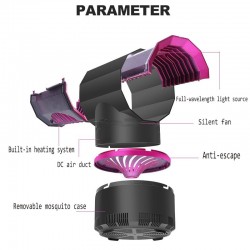 Elektrischer Mückenvernichter – Smart-Touch – UV-Lampe/Ventilator – USB