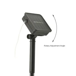 Solar – LED-Lichterkette – Lichterkette – wasserdicht – Weihnachtsdekoration für den Außenbereich – 10 m – 20 m