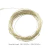Solar – LED-Lichterkette – Lichterkette – wasserdicht – Weihnachtsdekoration für den Außenbereich – 10 m – 20 m