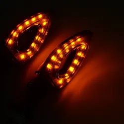 Motorrad-LED-Blinker – wasserdicht – 2 Stück