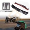Motorradhelm-Dekoration – reflektierende Spikes