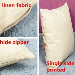 Rot/weißer Kissenbezug – Valentinstagsmotive – 45 cm * 45 cm