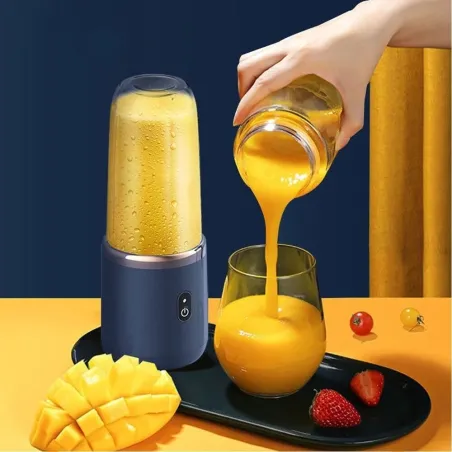 Multifunktions-Mixer mit 6 Klingen – Entsafter/Smoothie-Maker/Eis-Crusher – USB