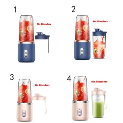 Multifunktions-Mixer mit 6 Klingen – Entsafter/Smoothie-Maker/Eis-Crusher – USB