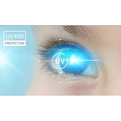 Ultraleichte polarisierte quadratische TR90-Sonnenbrille – UV400