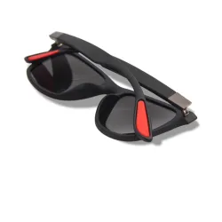 Ultraleichte polarisierte quadratische TR90-Sonnenbrille – UV400