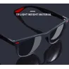 Ultraleichte polarisierte quadratische TR90-Sonnenbrille – UV400