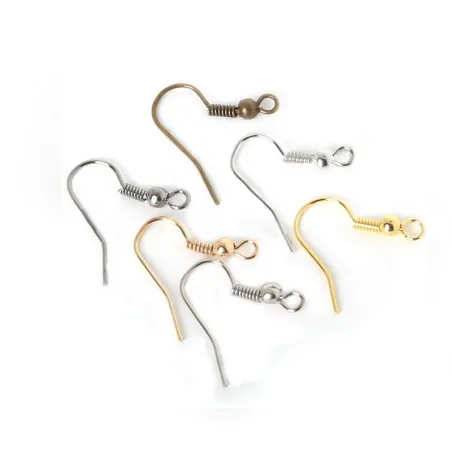 Metallohrringhaken – 20 * 22 mm – 200 Stück