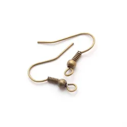Metal earring hooks - 20 * 22mm - 200 piecesEarrings
