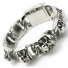 Gothic style - bracelet with skeletons - 316L stainless steelBracelets