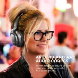 COWIN E9 – kabellose Bluetooth-Kopfhörer – mit Mikrofon – hybride aktive Geräuschunterdrückung