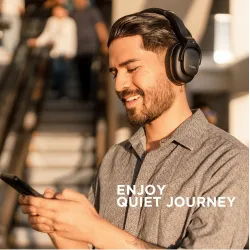 COWIN E9 – kabellose Bluetooth-Kopfhörer – mit Mikrofon – hybride aktive Geräuschunterdrückung