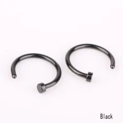 Nasenring - Piercing - Edelstahl - 2 Stück
