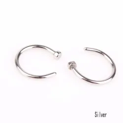 Nasenring - Piercing - Edelstahl - 2 Stück