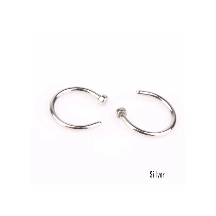 Nasenring - Piercing - Edelstahl - 2 Stück