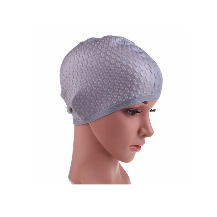 Waterproof silicone swimming cap - unisexSwimming