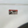Funny car sticker - Warning In MachineryStickers