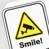 Warnaufkleber - LÄCHELN! SIE SIND AUF CCTV
