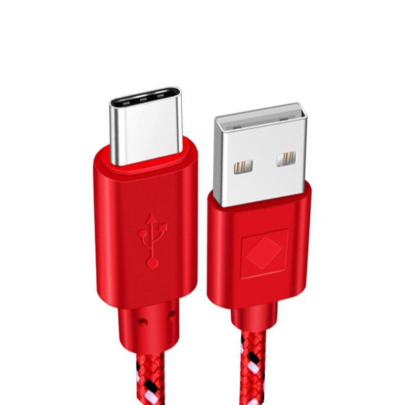 Geflochtenes Nylonkabel – Daten/Synchronisierung/Schnellladung – USB Typ C