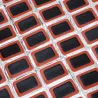 Fahrradreifen-Reparaturaufkleber – quadratisch/rund – 25 mm – 48 Stück