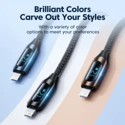 USB-Schnellladekabel – für iPhone – mit LED-Anzeige