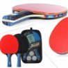 Tischtennisschläger - langer Griff - mit 3 Tischtennisbällen