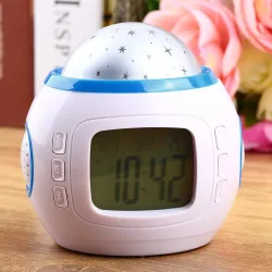 Starry sky projector - with music / alarm / clockClocks