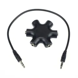 3,5-mm-Klinken-Audio-Splitter – 1 bis 5