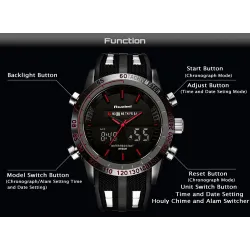 Digital Quartz watch - waterproof - LEDWatches
