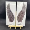 Temporäres Tattoo - Aufkleber - Engelsflügel - 2 Stück