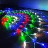 Buntes Pfauennetz – LED-Lichterkette – 3 m