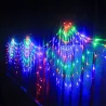Buntes Pfauennetz – LED-Lichterkette – 3 m