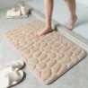 Weiche Badezimmermatte – rutschfest – geprägtes Design