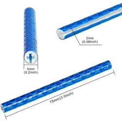 Speichenlichter für Fahrradräder – reflektierende Röhren – 12 Stück