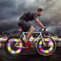 Speichenlichter für Fahrradräder – reflektierende Röhren – 12 Stück