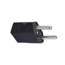 US flat plug to EU round plug - adapter - travel plugPlugs