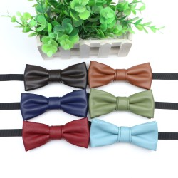 Elegant leather bow tieBows & ties