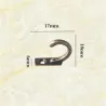Mini wall mounted hook - hanger - 5 piecesFurniture